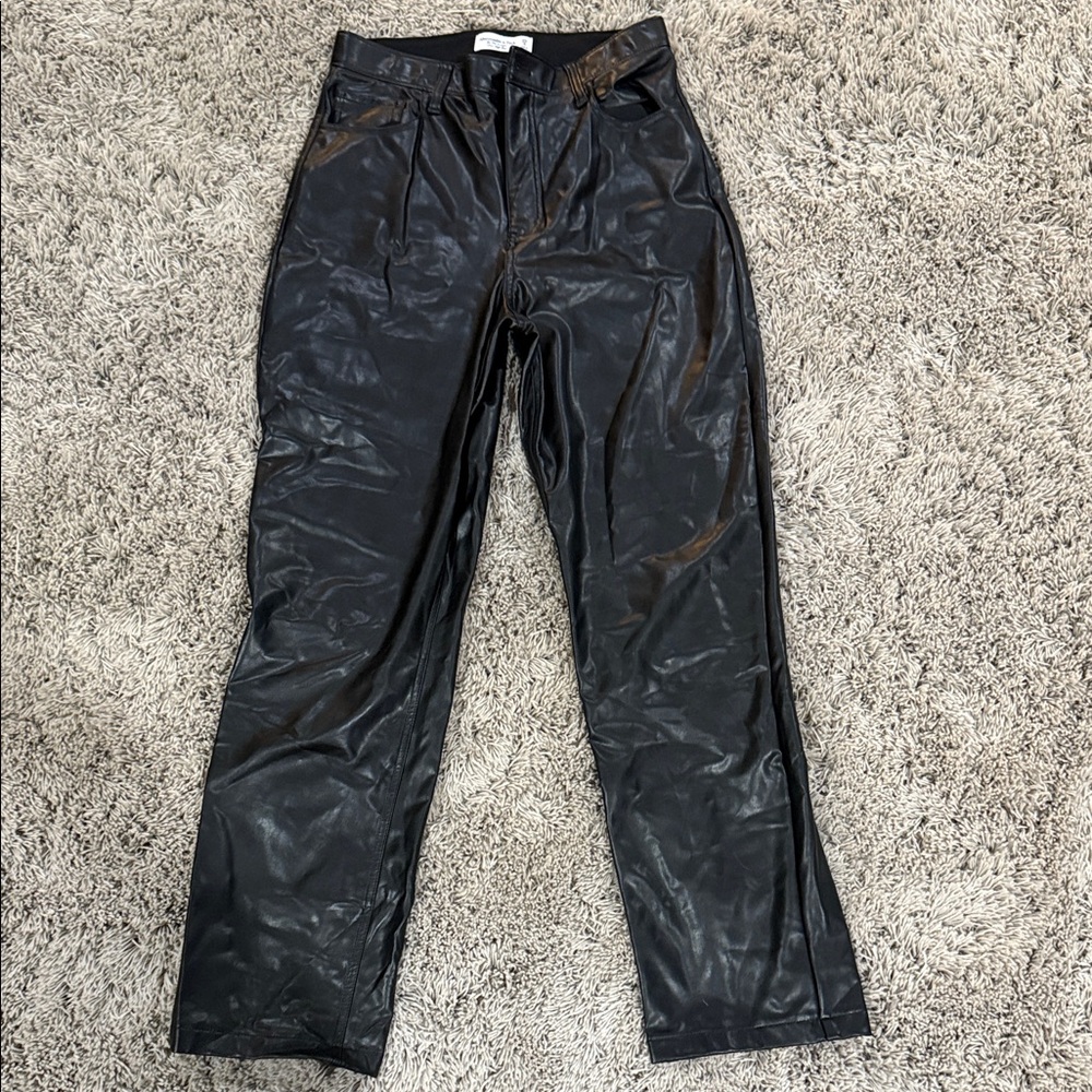 Abercrombie & Fitch Black Straight Leg Pants